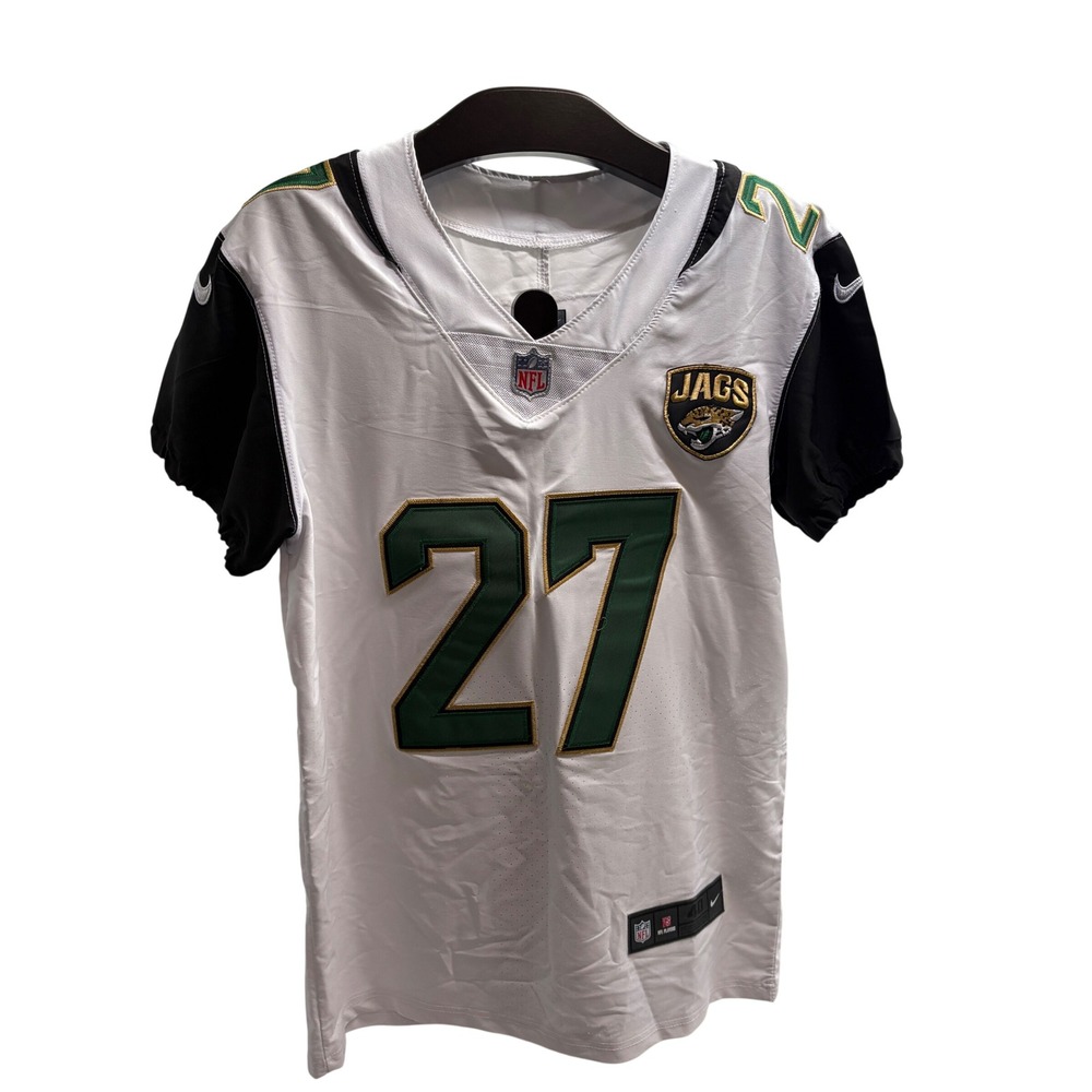 Nike Jacksonville Jaguars Leonard Fournette 27 Jersey Mens 40 White On Field NFL